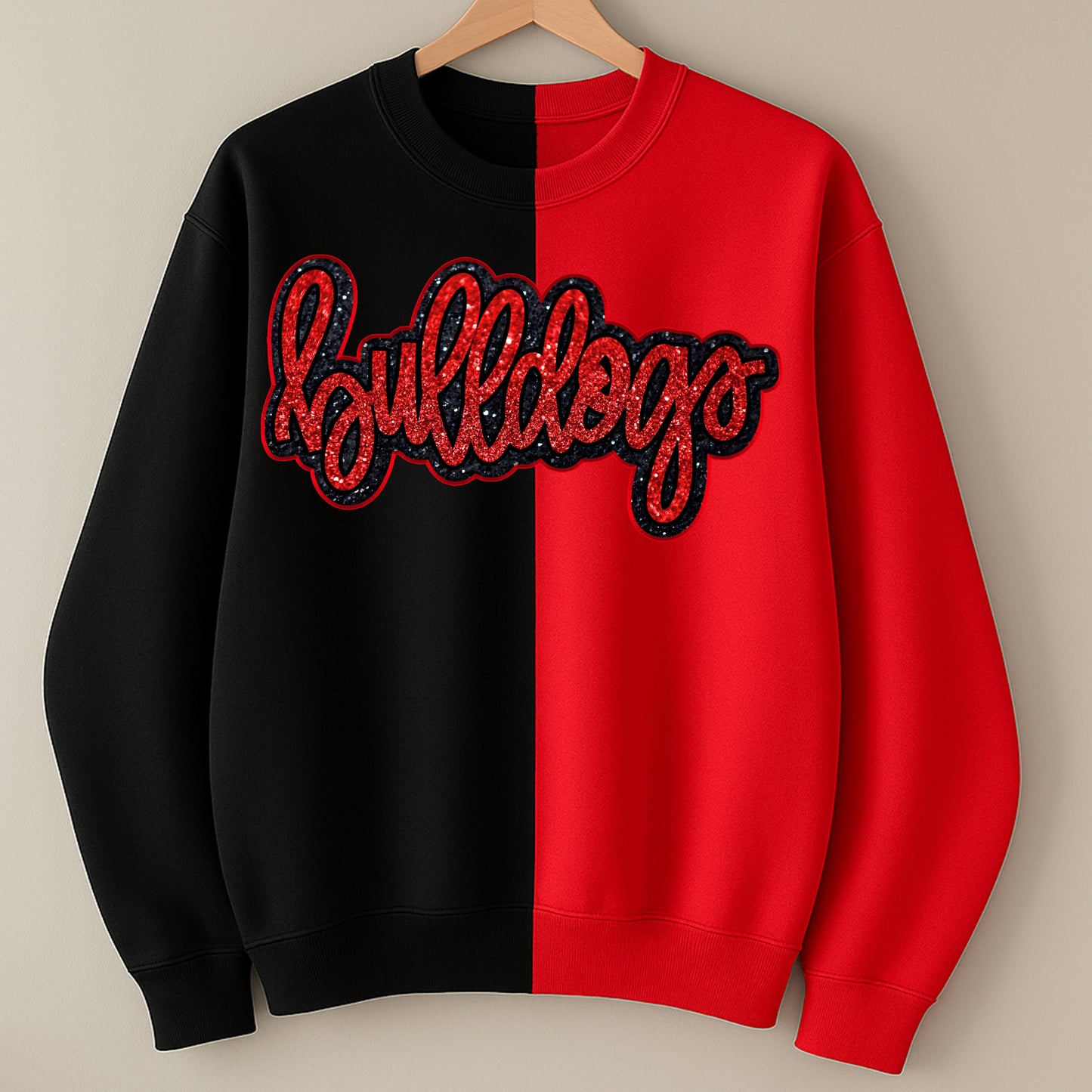 Carthage Bulldogs Split Sweatshirt