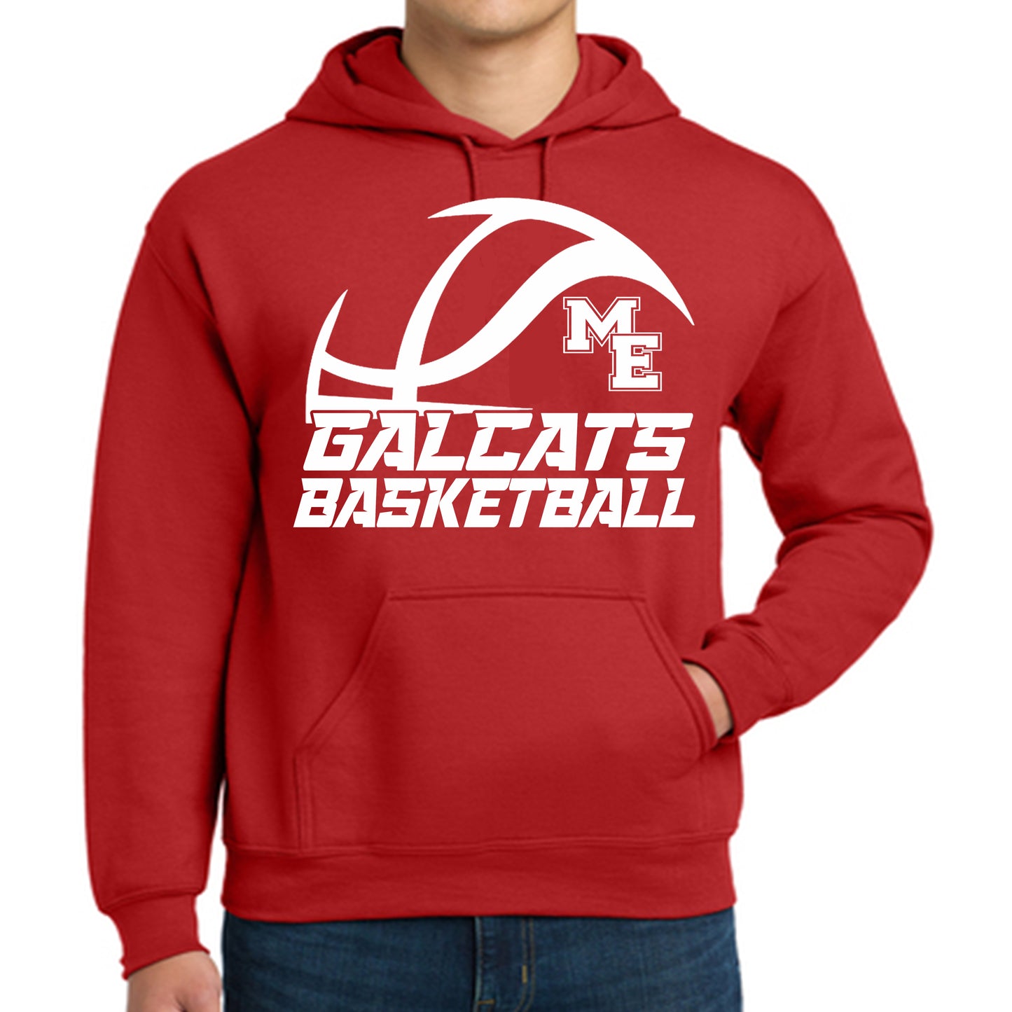 ME Galcats Basketball Hoodie