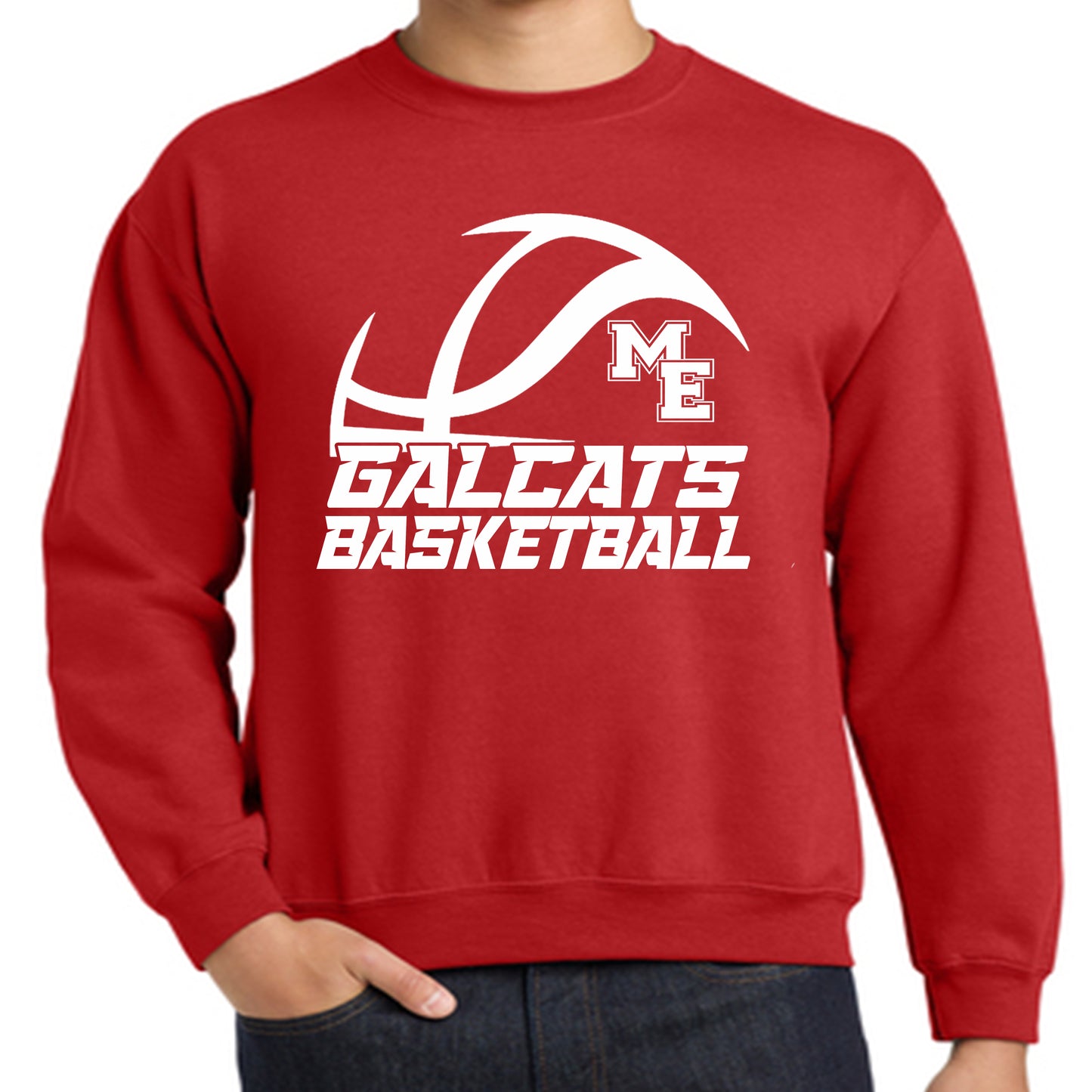 ME Galcats Basketball Sweatshirt