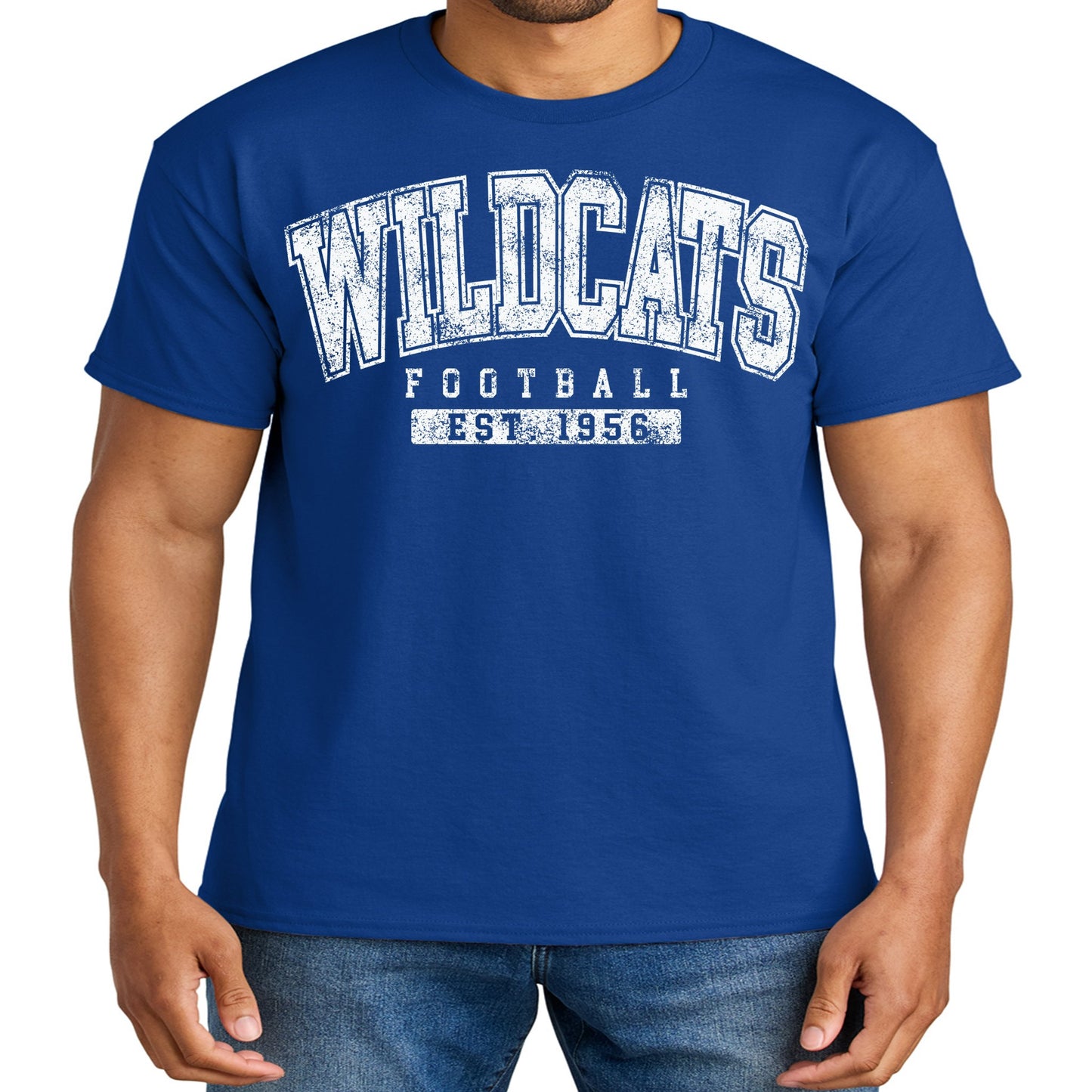 WILDCATS FOOTBALL VINTAGE TSHIRT