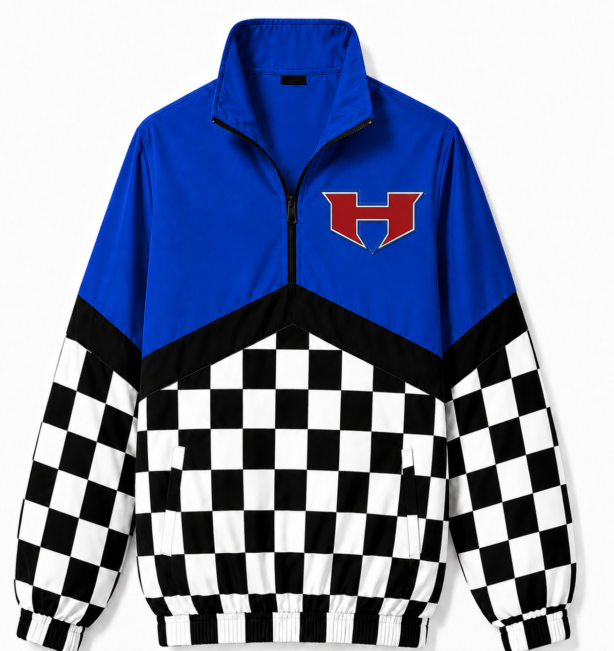 Henderson Black Checkered Spirit Windbreaker