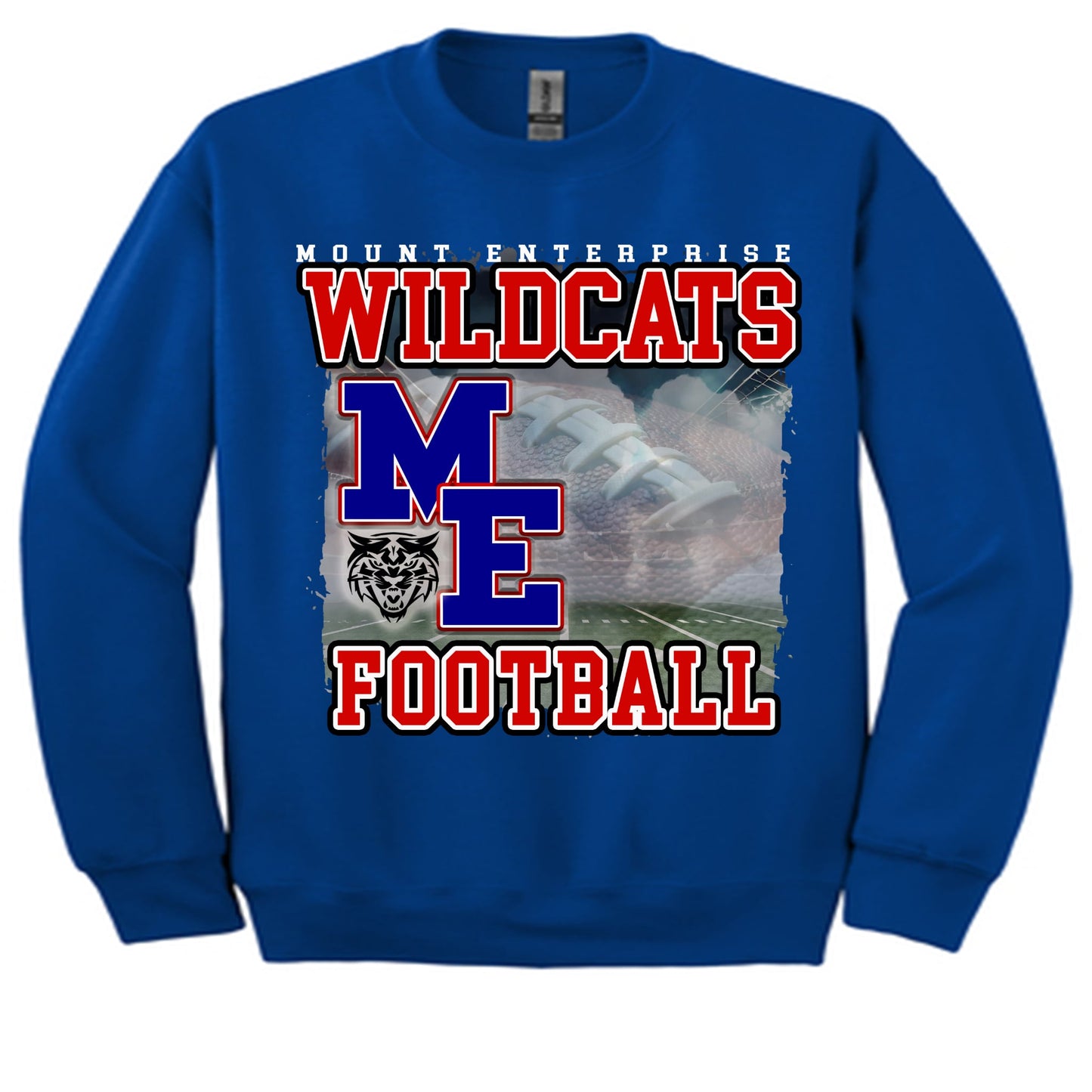 MOUNT ENTERPRISE WILDCAT FOOTBALL SWEATSHIRT