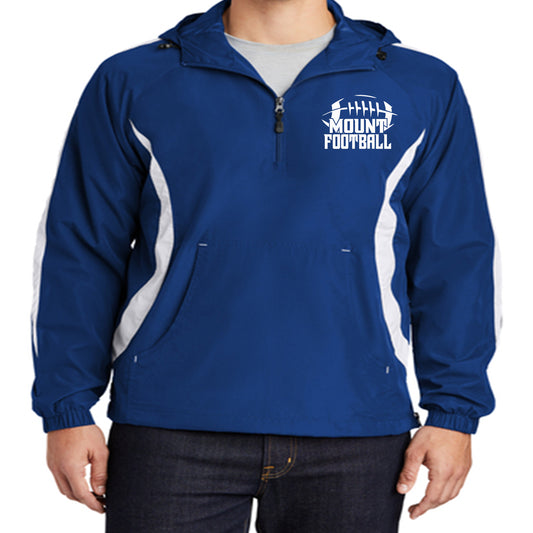 MOUNT FOOTBALL HOODED PULLOVER