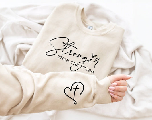 Stronger than the storm Crewneck Sweatshirt