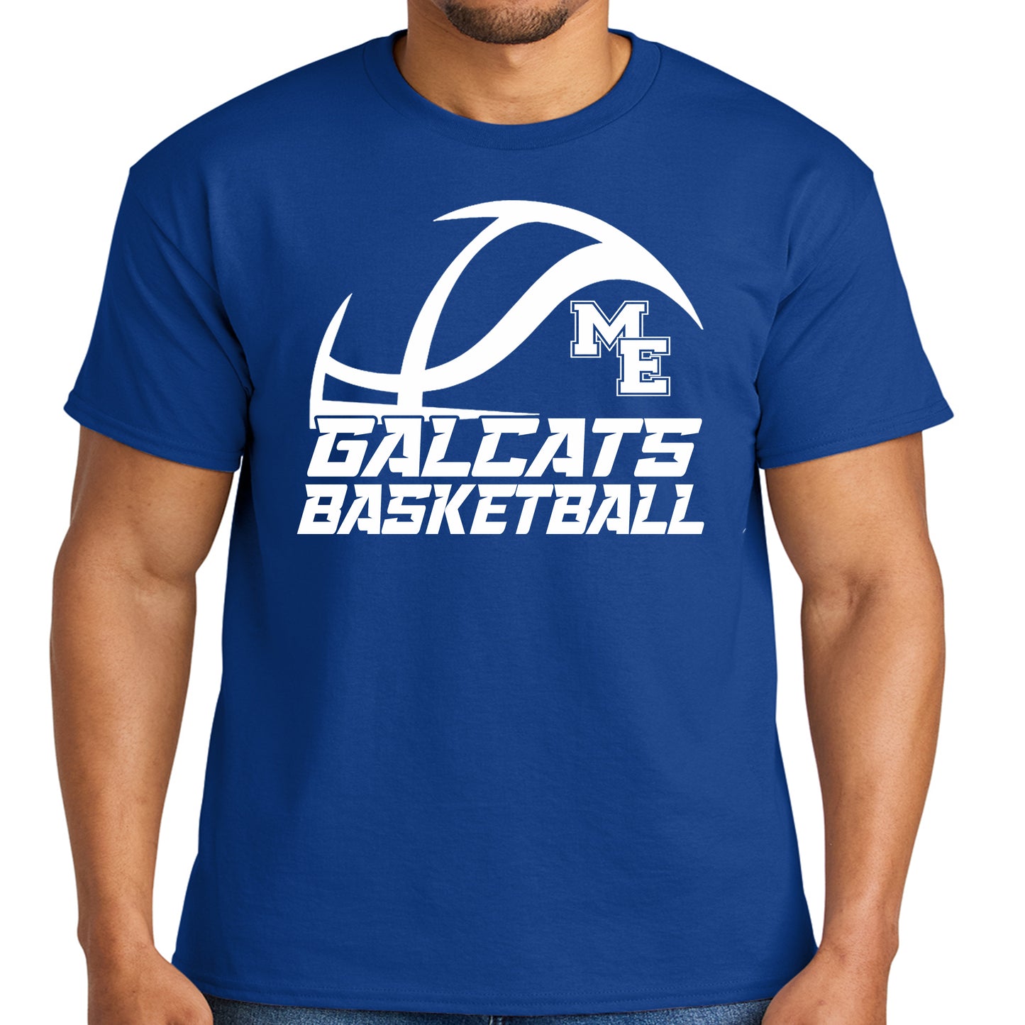 ME Galcats Basketball T-SHIRT