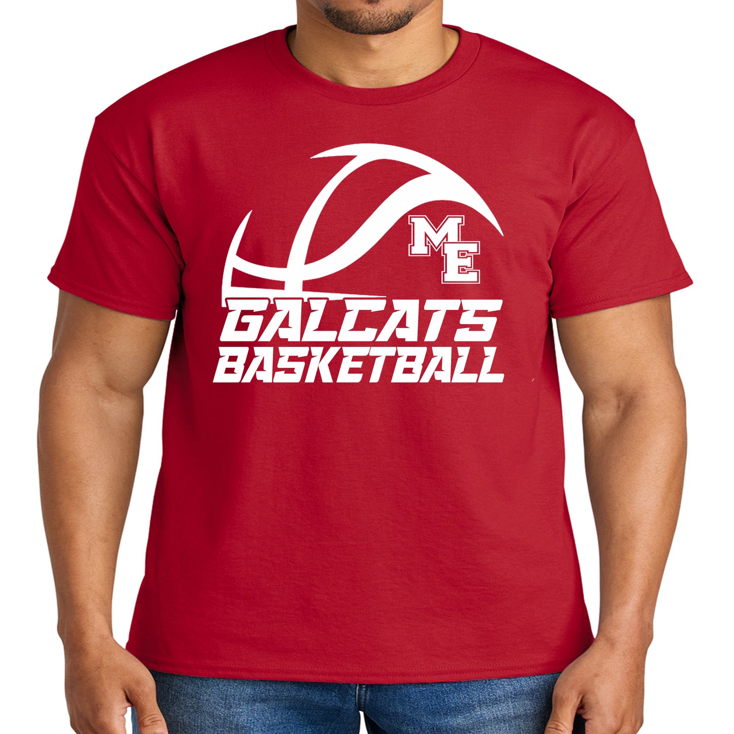 ME Galcats Basketball T-SHIRT