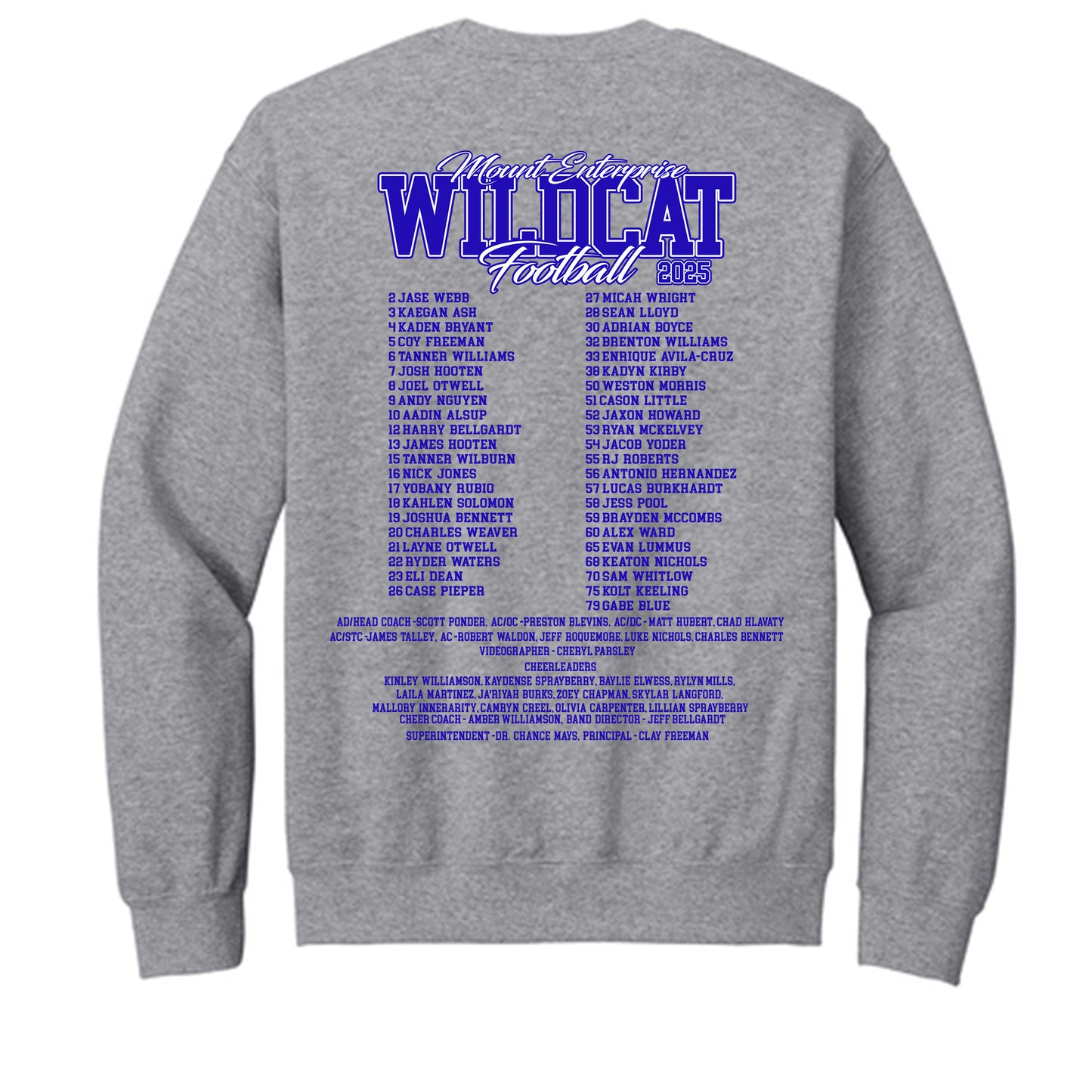 2025 Playoff Crewneck Sweatshirt Grey