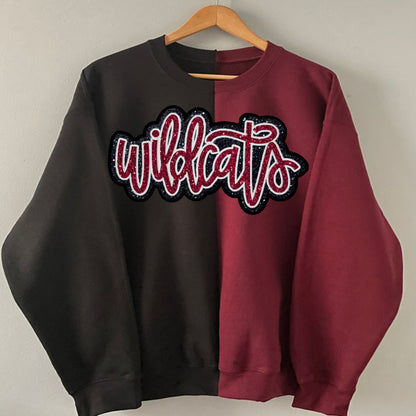 Whitehouse Wildcats Split Sweatshirt
