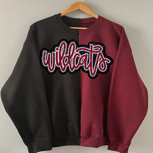 Whitehouse Wildcats Split Sweatshirt