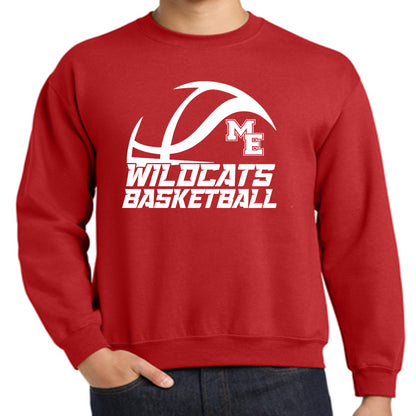 ME Wildcats Basketball Sweatshirt