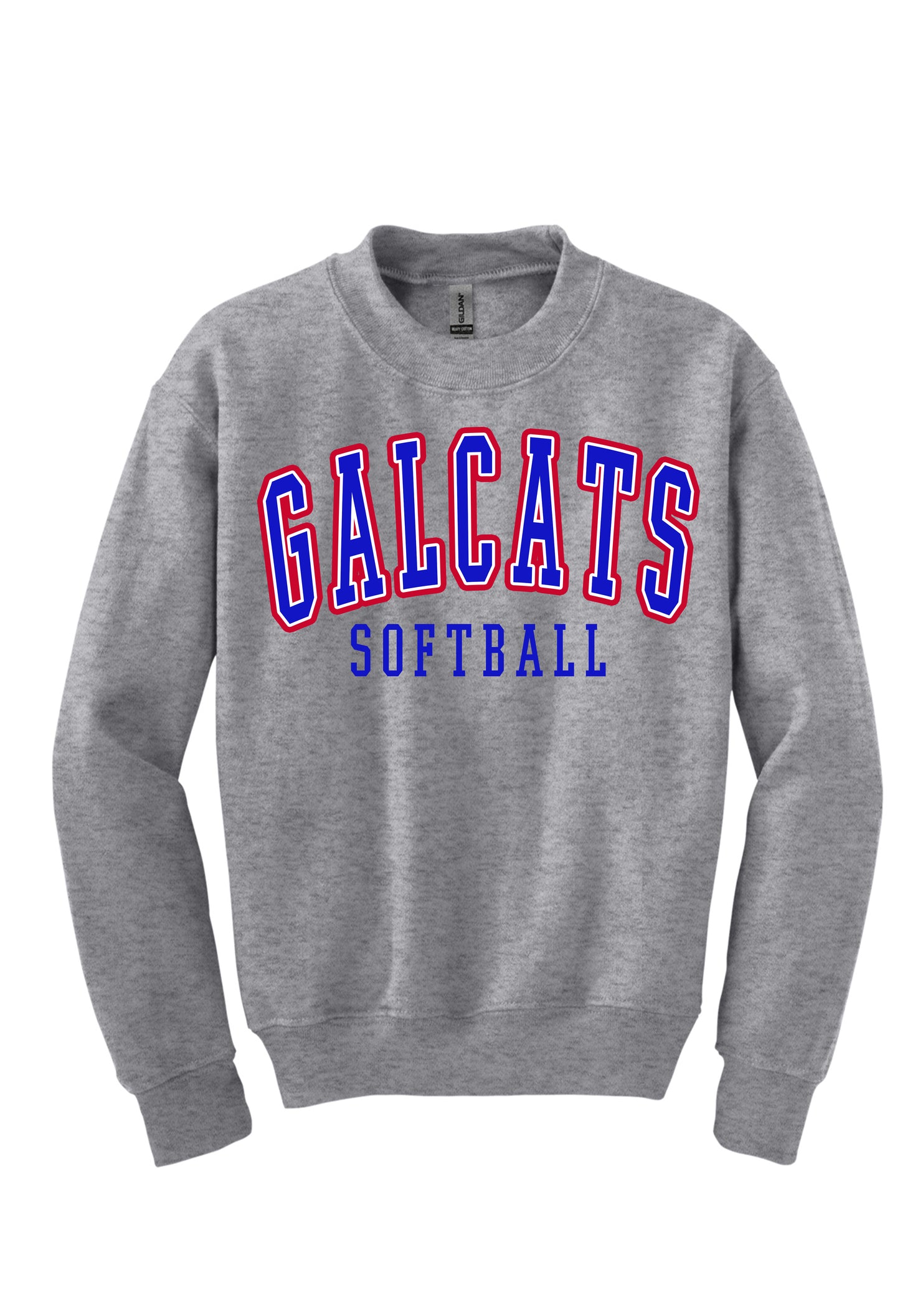 Galcats Softball Crewneck Sweatshirt